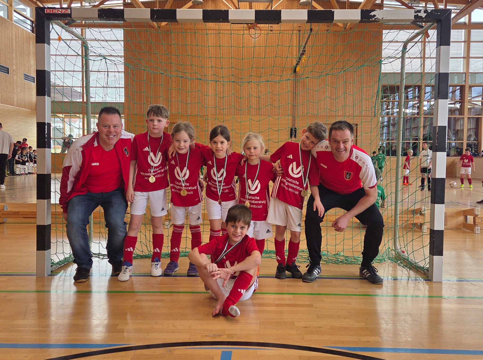 Bambinis beim Hallenturnier in Horgenzell