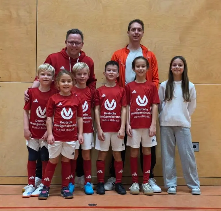 VfL Brochenzell F-Jugend beim Hallenspieltag in Horgenzell